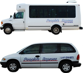 Peoples Express vehicles