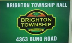 Brighton Township Hall Sign 320w240h